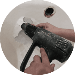 Снятие 
 незаводского слоя